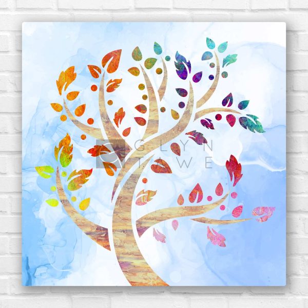 Rainbow-Painted-Tree
